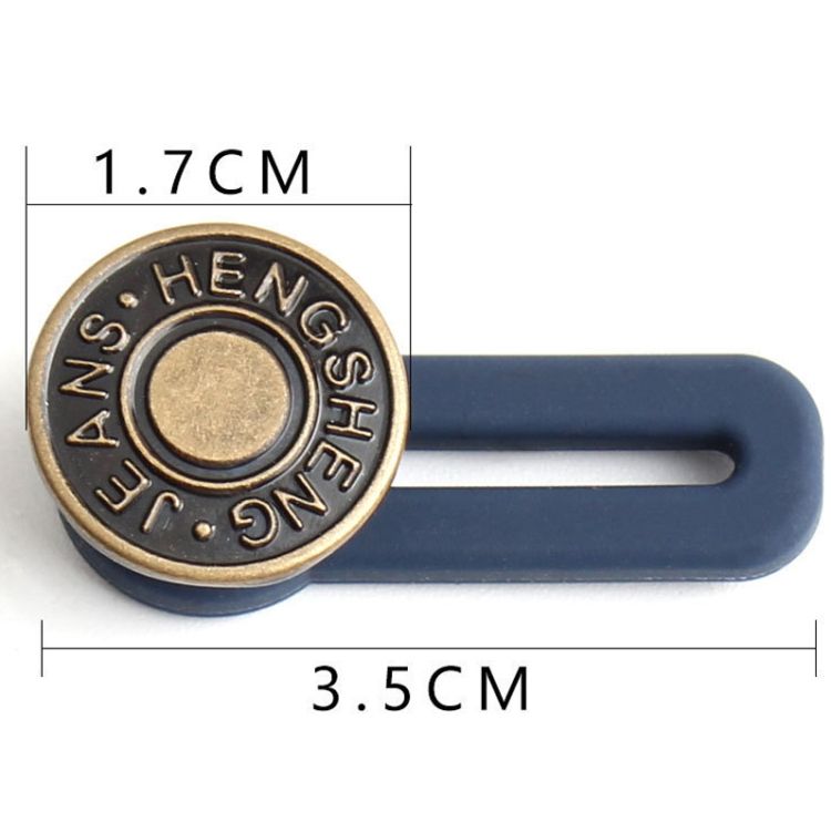 15 PCS  17mm Jeans Retractable Button