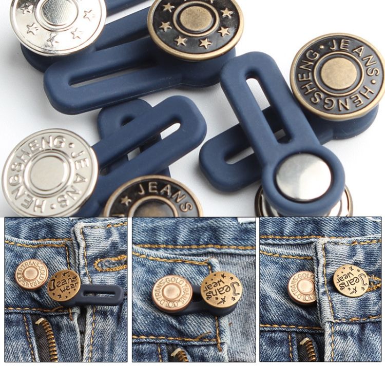 15 PCS  17mm Jeans Retractable Button