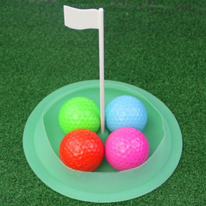 Golf Putting Cup Practice Hole Indoor Outdoor Backyard Office Green