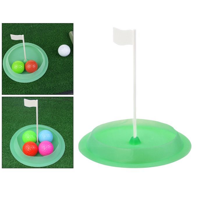 Golf Putting Cup Practice Hole Indoor Outdoor Backyard Office Green