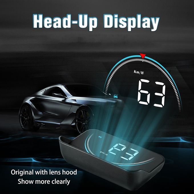 Car-Styling M8 Auto Hud Head Up Display Overspeed Warning Projector KM