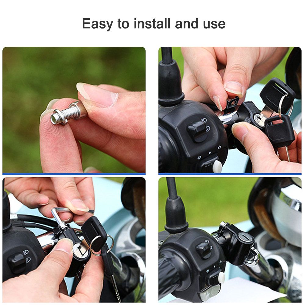 Mini Portable Lock Anti-Theft Safety Lock All-Metal & 2 Keys