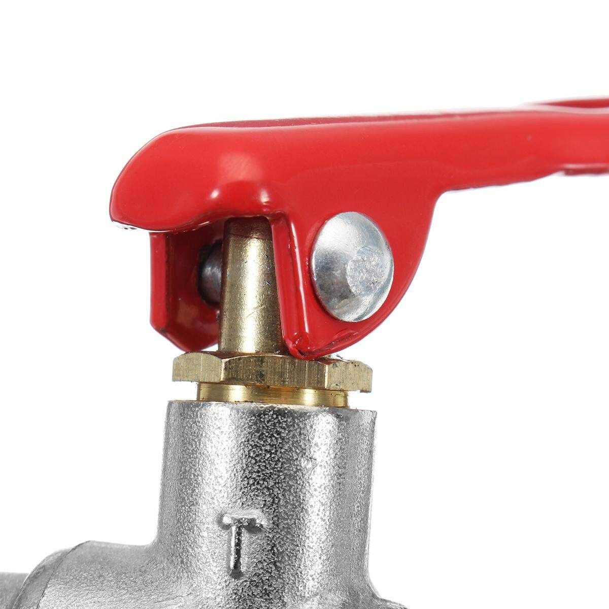 TMOK TK503 1/2" Manual Washing Machine Hose Faucet Sink Tap Male Lockhole Lockable Security DN15