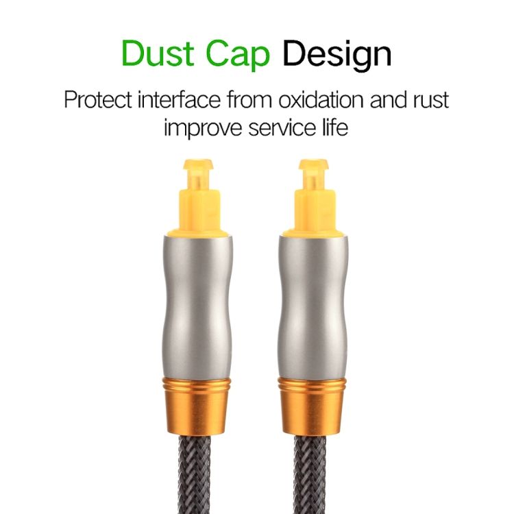 1m OD6.0mm Toslink Male To Male Digital Optical Audio Cable
