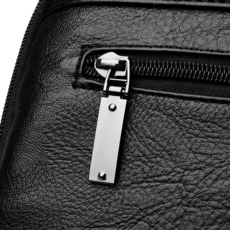Backpack for women 2022 new Korean version trendy soft leather PU leather backpack for students,