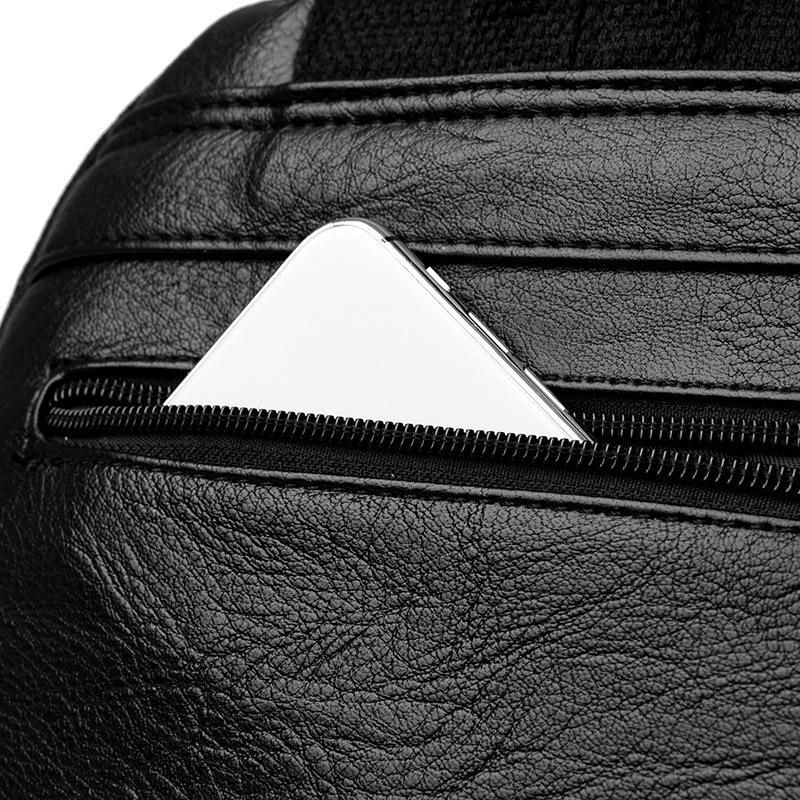 Backpack for women 2022 new Korean version trendy soft leather PU leather backpack for students,