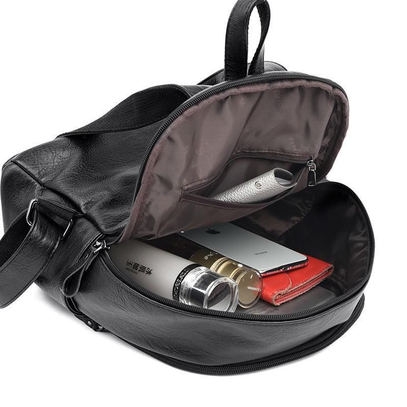 Backpack for women 2022 new Korean version trendy soft leather PU leather backpack for students,