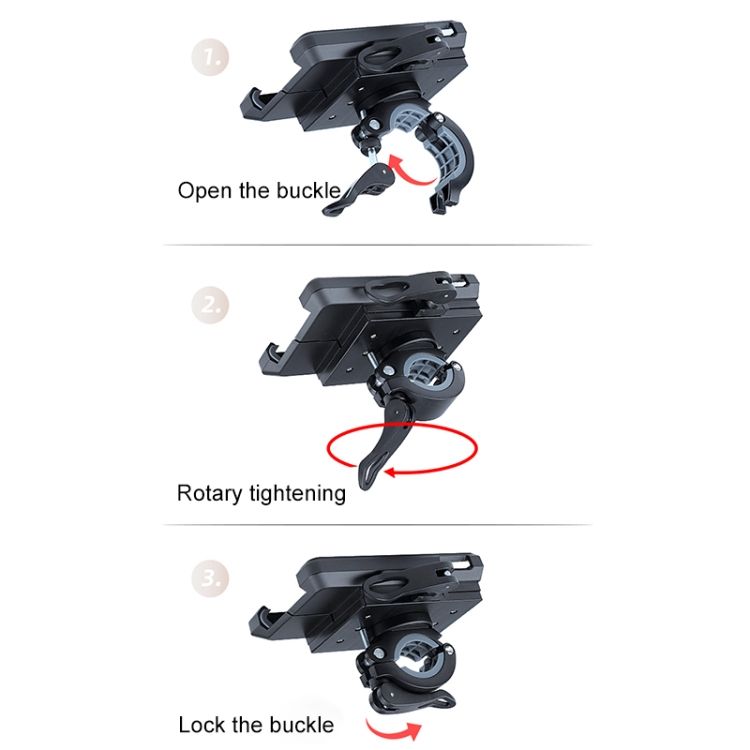 Rotatable PVC Motorcycle Bicycle Handlebar Mount