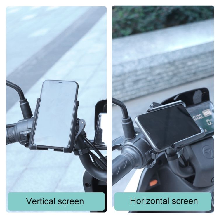 Rotatable PVC Motorcycle Bicycle Handlebar Mount