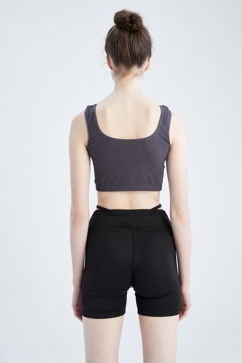Woman Seamless Bra Fit Knitted Bra-Anthracite