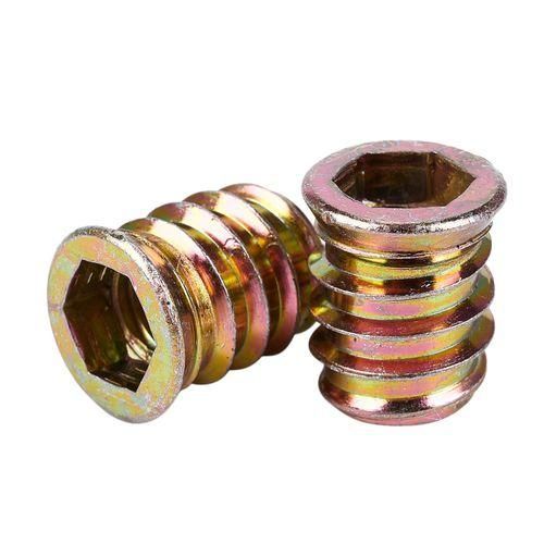 Set Of 5 Threaded Insert M10 X 20 Mm For