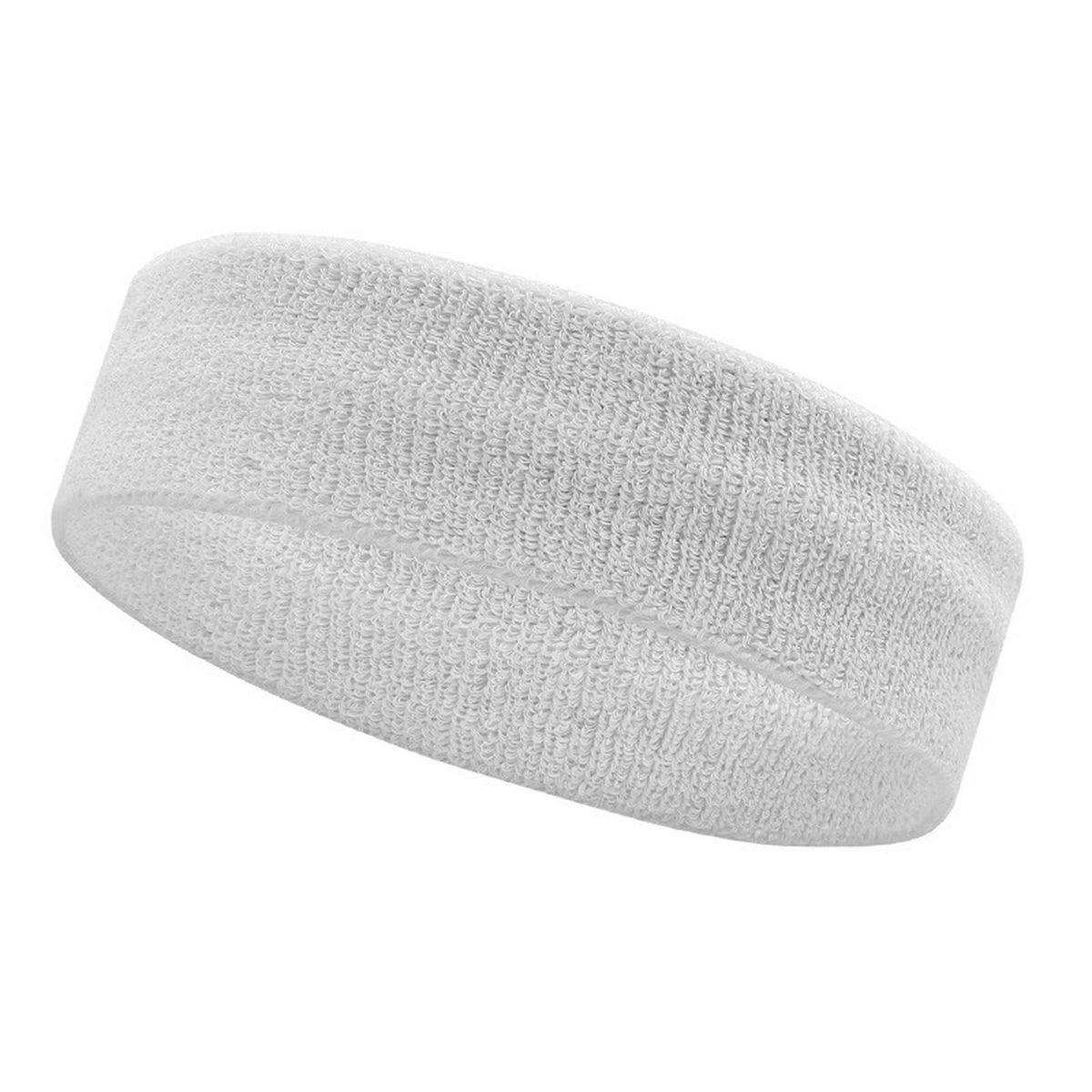 Workout Headband Performance Headband Moisture-wicking for Yoga White