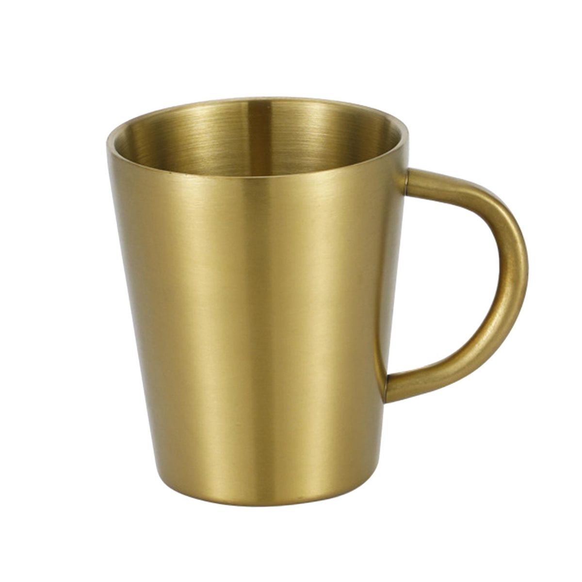 Travel Mug Camping Double Insulated With Handle Sports Travel Tea Gold