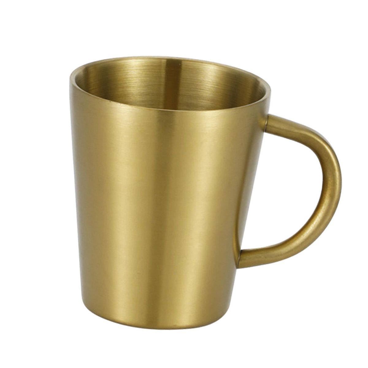 Travel Mug Camping Double Insulated With Handle Sports Travel Tea Gold