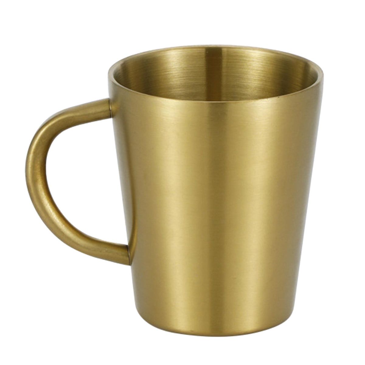 Travel Mug Camping Double Insulated With Handle Sports Travel Tea Gold