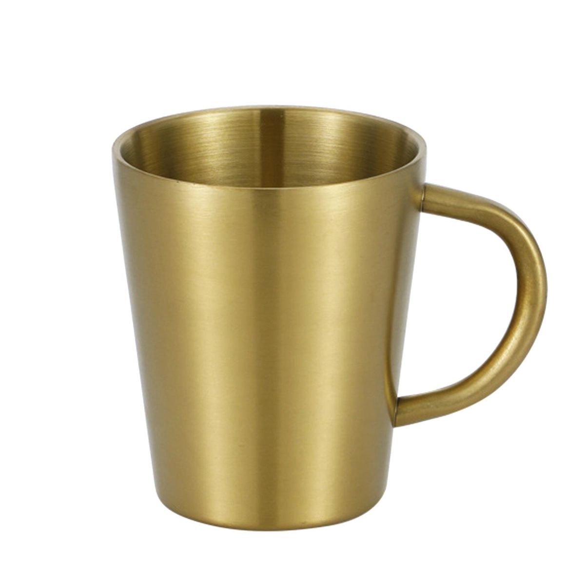 Travel Mug Camping Double Insulated With Handle Sports Travel Tea Gold