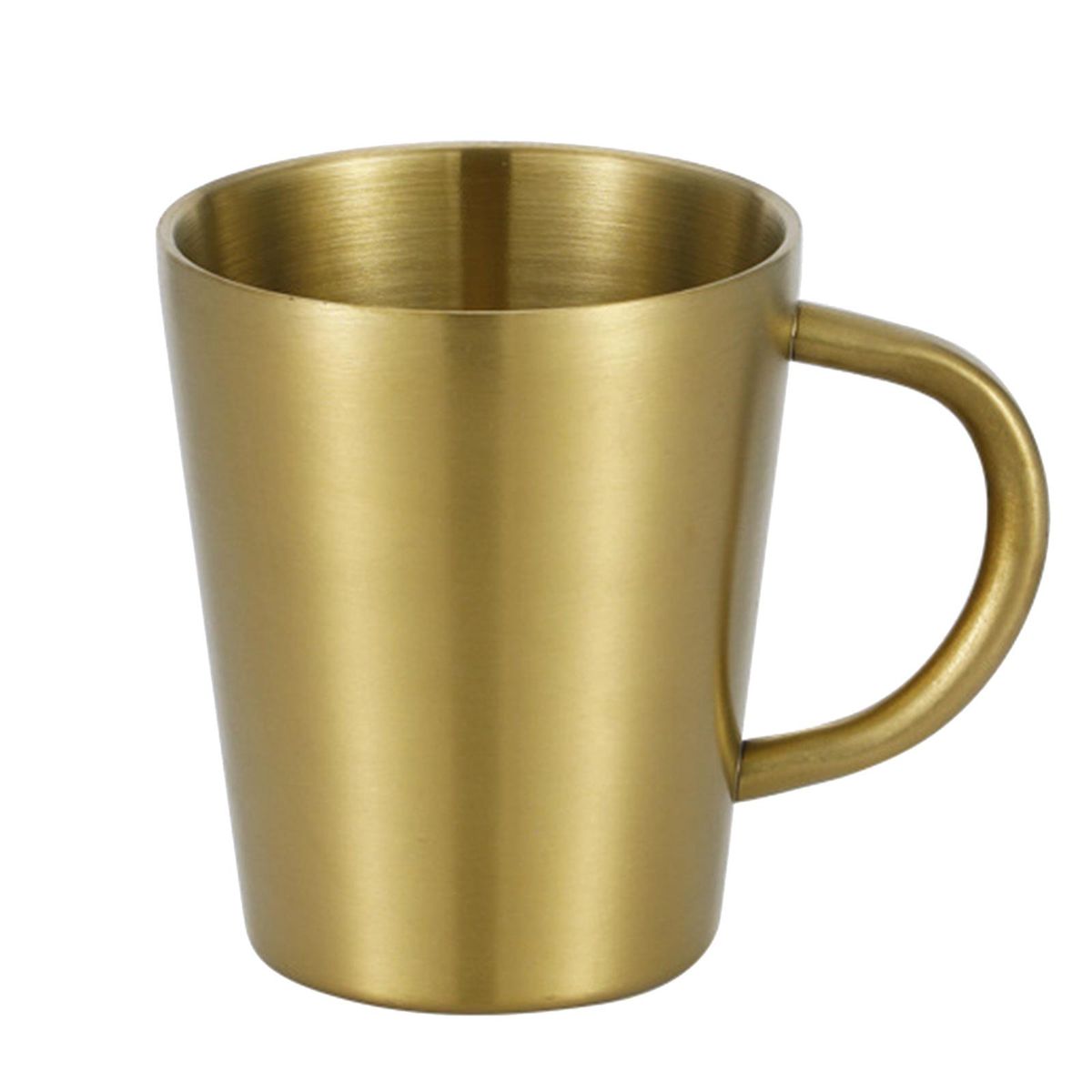 Travel Mug Camping Double Insulated With Handle Sports Travel Tea Gold