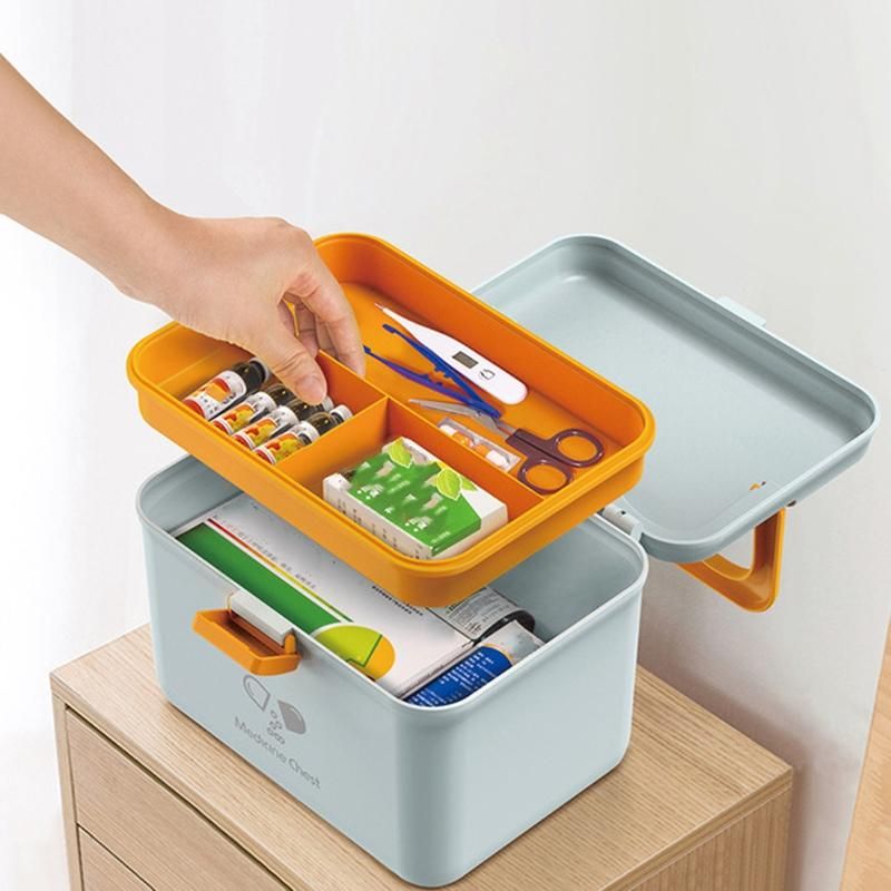 Glosen Portable Multi-Layer Medicine Box First Aid Kit Mini