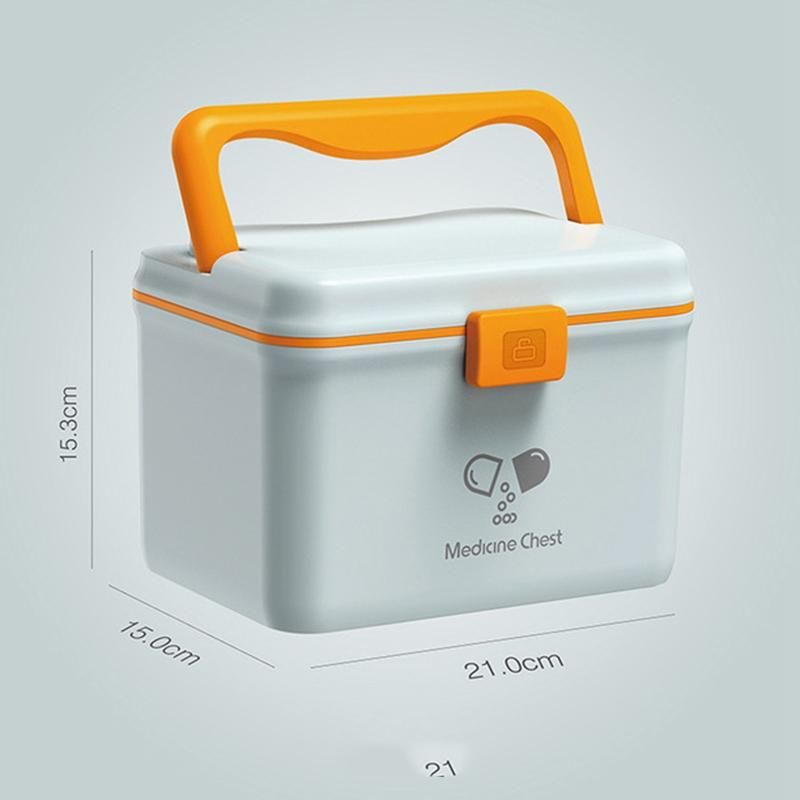 Glosen Portable Multi-Layer Medicine Box First Aid Kit Mini
