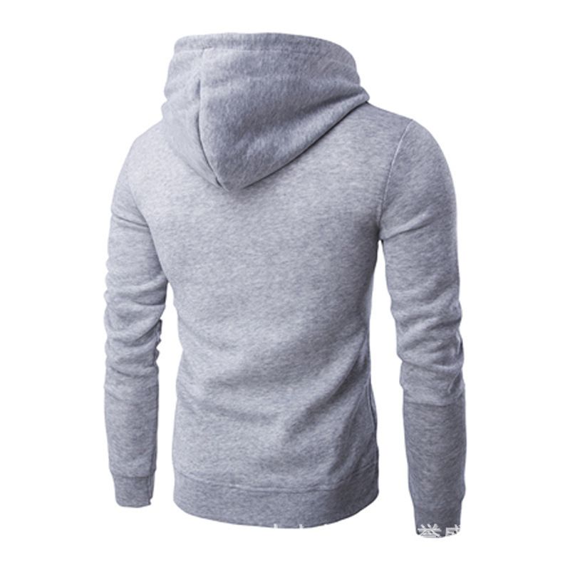 Mens Slim Fit Lightweight Zip-up Hoodie With Pocket
