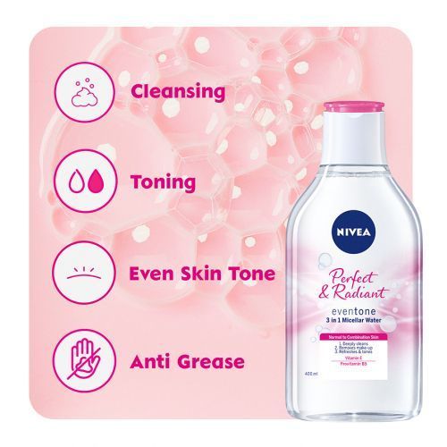 Perfect & Radiant Micellar Water And Cleansing Foam For Women - 400ml