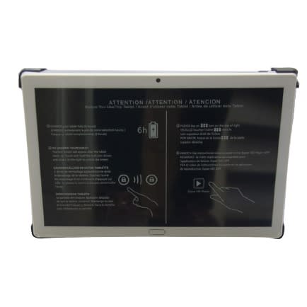 A105 Kids Educational Tablet Pc - 10.1" - 128GB - 4GB - Dual Sim - 6000mah-keyboard - Silver