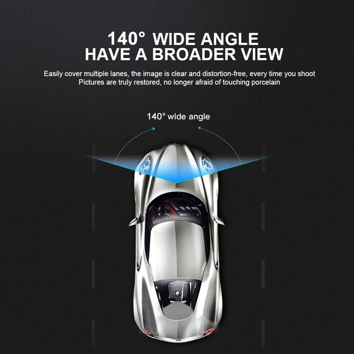 Car DVR Recorder With 2inch LCD Screen Speed Detector 720P