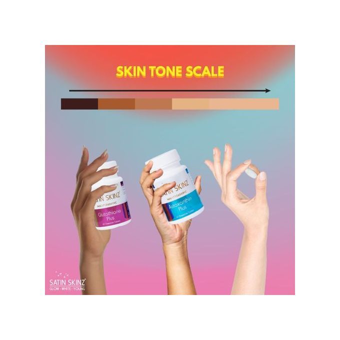 Satin Skinz Glutathione Plus And Astaxanthin Plus - 850mg