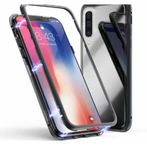 Full Body Protective Magnetic Case For Samsung Galaxy A50 Case 360 Double Side Glass