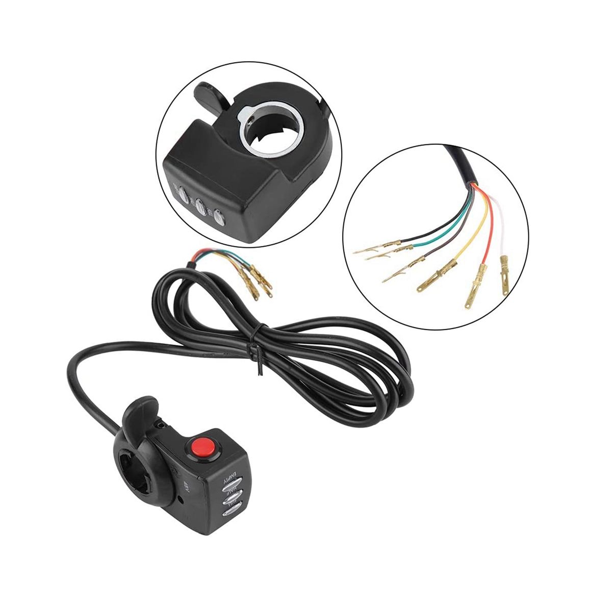 36V Thumb Throttle Twist Handlebar Accessories Electric