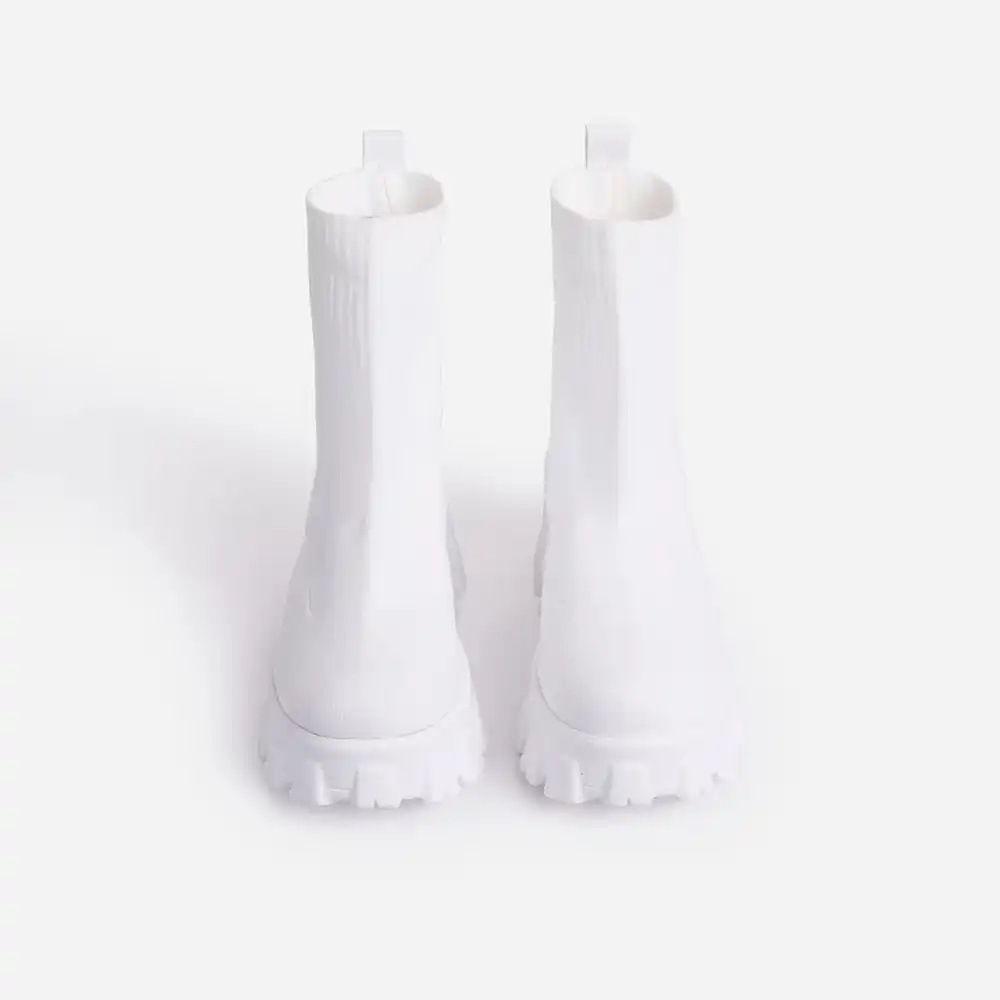 Socks Boots Women's Autumn Winter Thick Sole Leisure Knitted Shoes