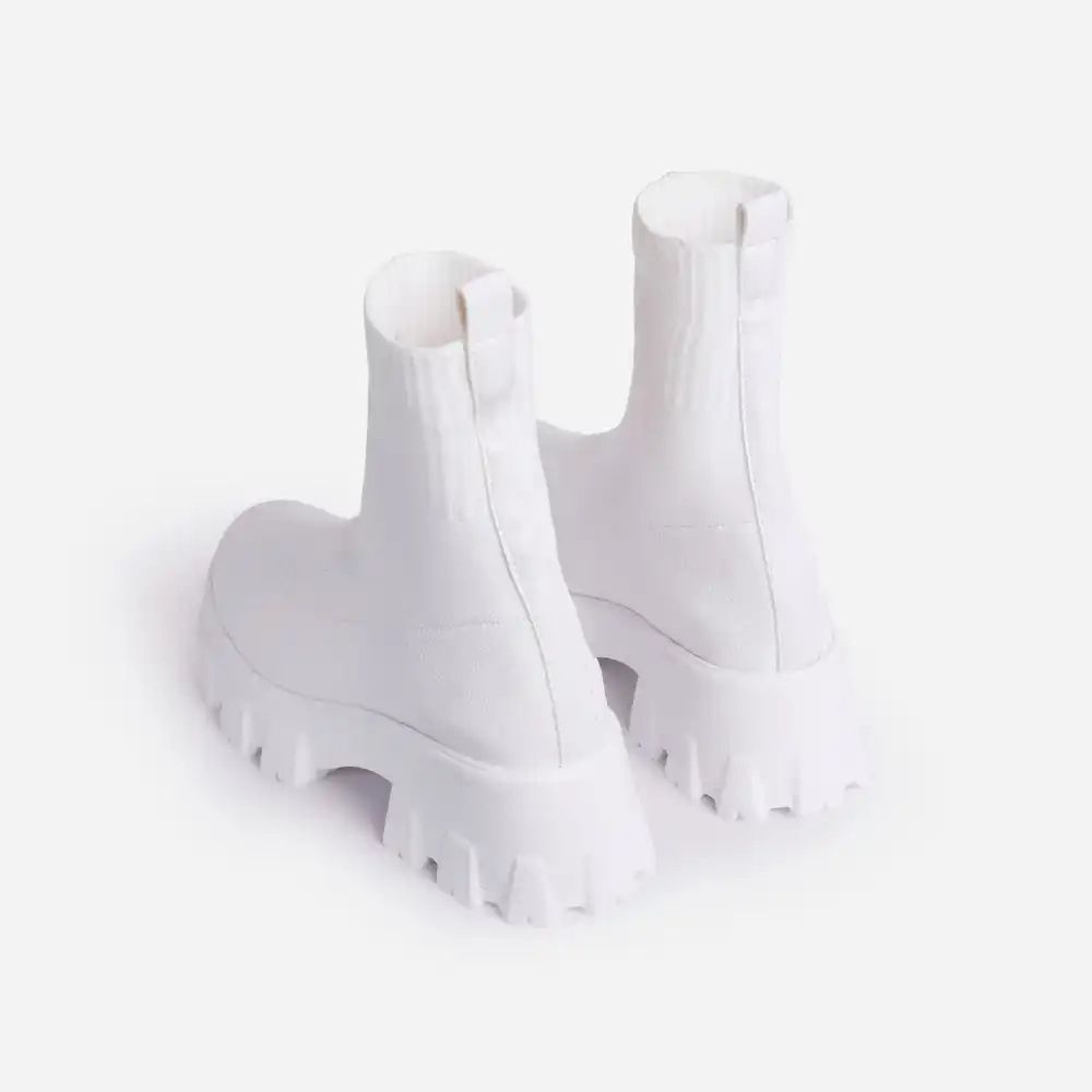 Socks Boots Women's Autumn Winter Thick Sole Leisure Knitted Shoes