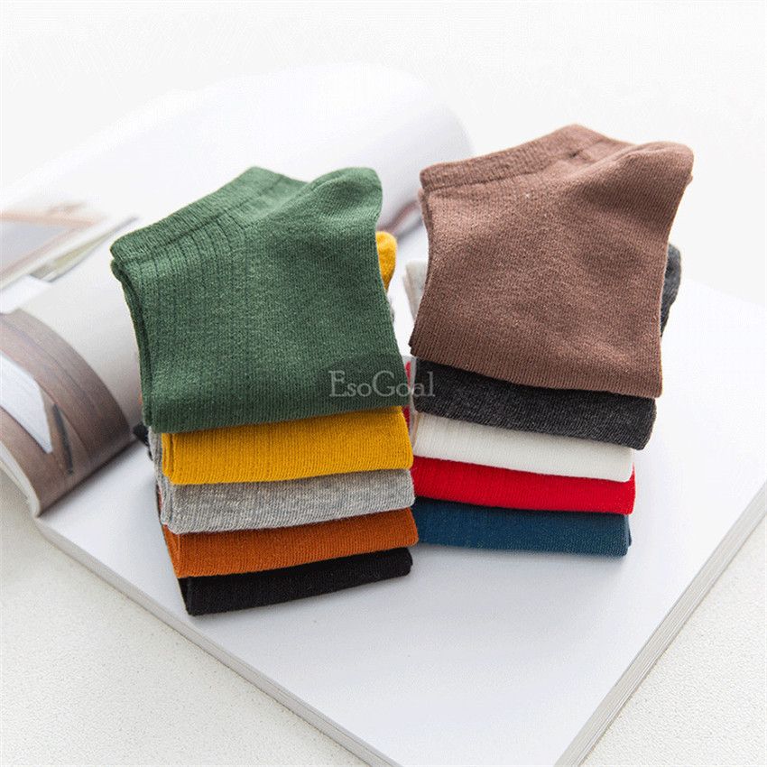 EsoGoal Fashion Women Socks Cute Cartoon Bear Short Socks