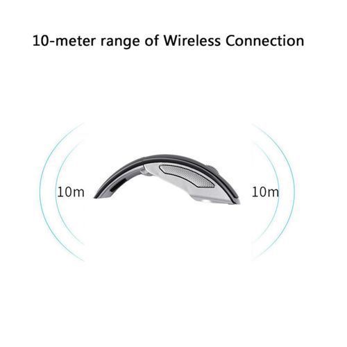Foldable Mice Arc Optical Mouse With USB Receiver