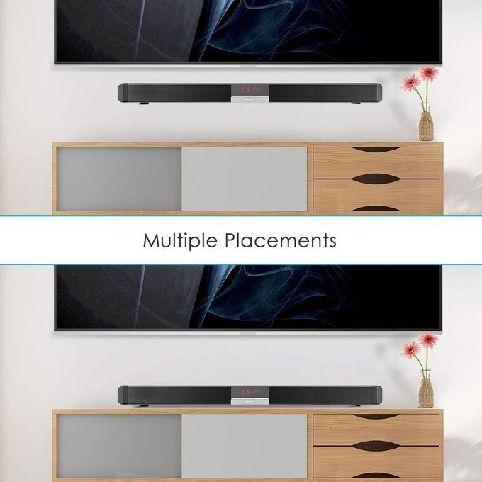 HomeTheater Beam Bluetooth SoundBar SR100Plus InbuiltWoofer HT