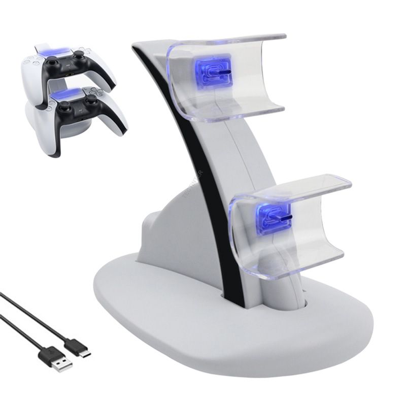 For Sony PS5 5V 2A Game Controller Handle Dual Charger Dock