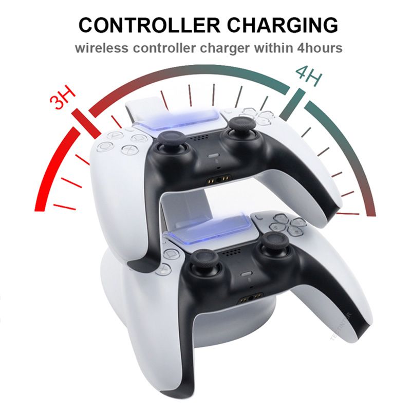 For Sony PS5 5V 2A Game Controller Handle Dual Charger Dock