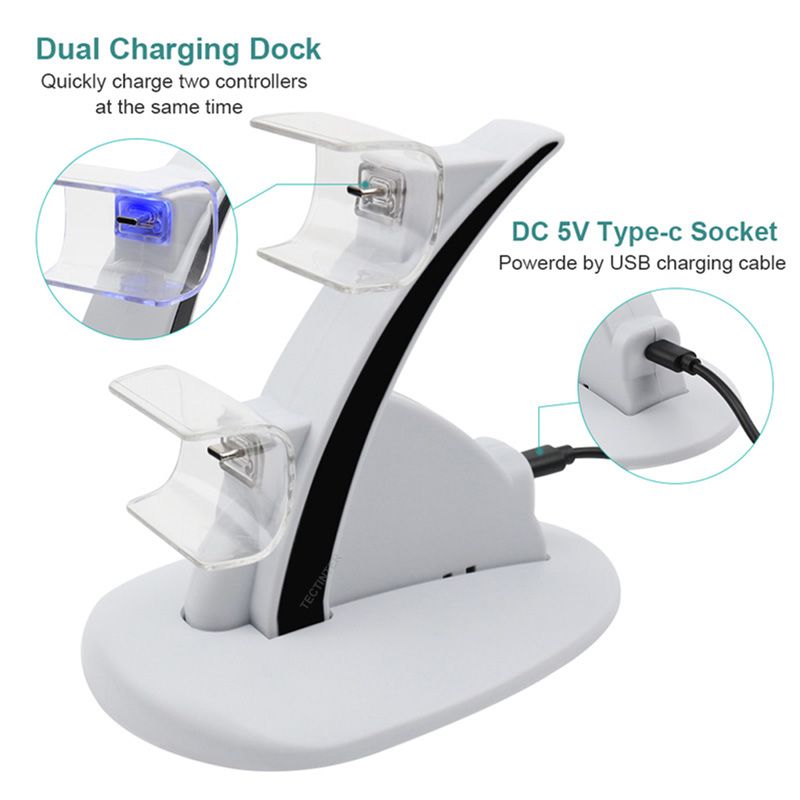 For Sony PS5 5V 2A Game Controller Handle Dual Charger Dock