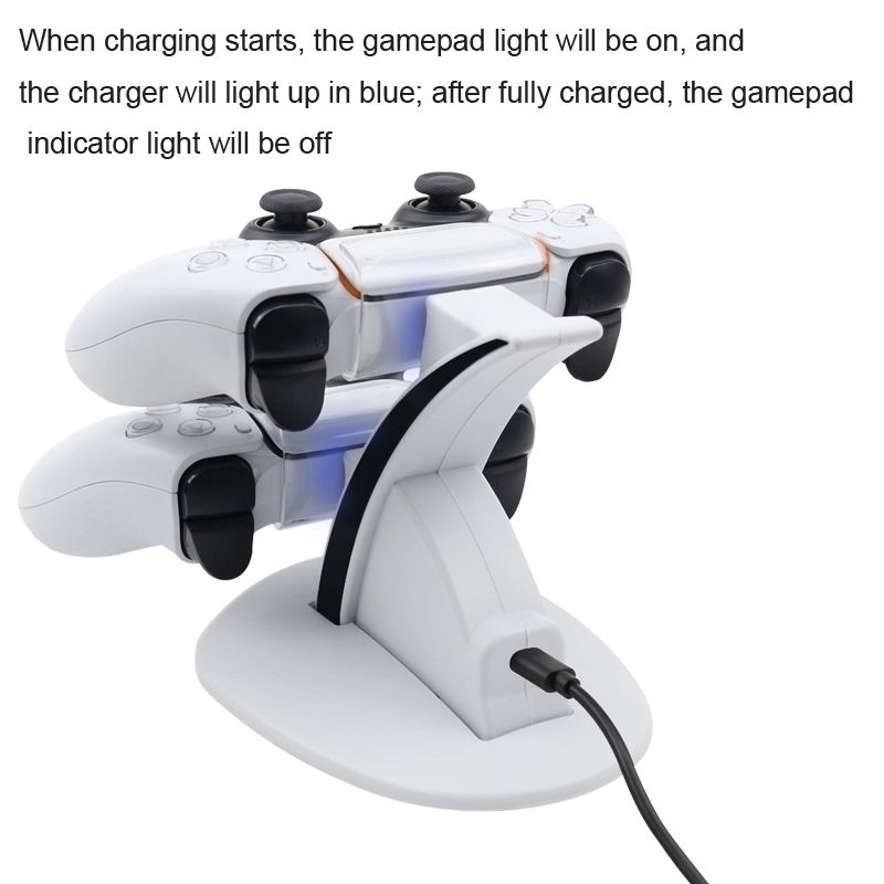 For Sony PS5 5V 2A Game Controller Handle Dual Charger Dock