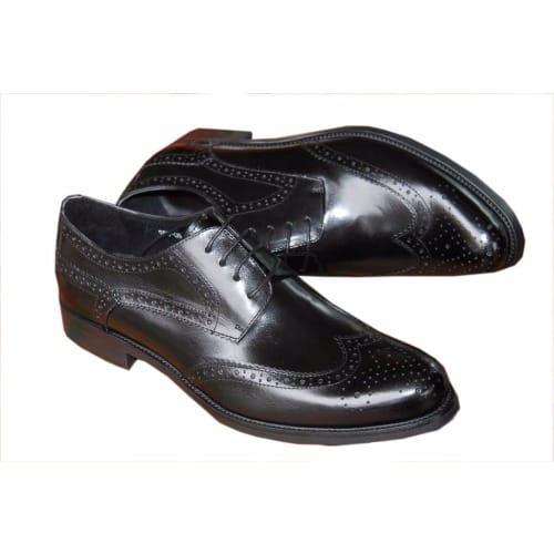 Thick Leather Shoe - Black