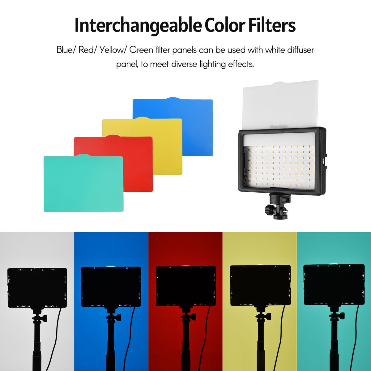 USB LED Video Photography Lighting Kit - 1.48m - 2pcs