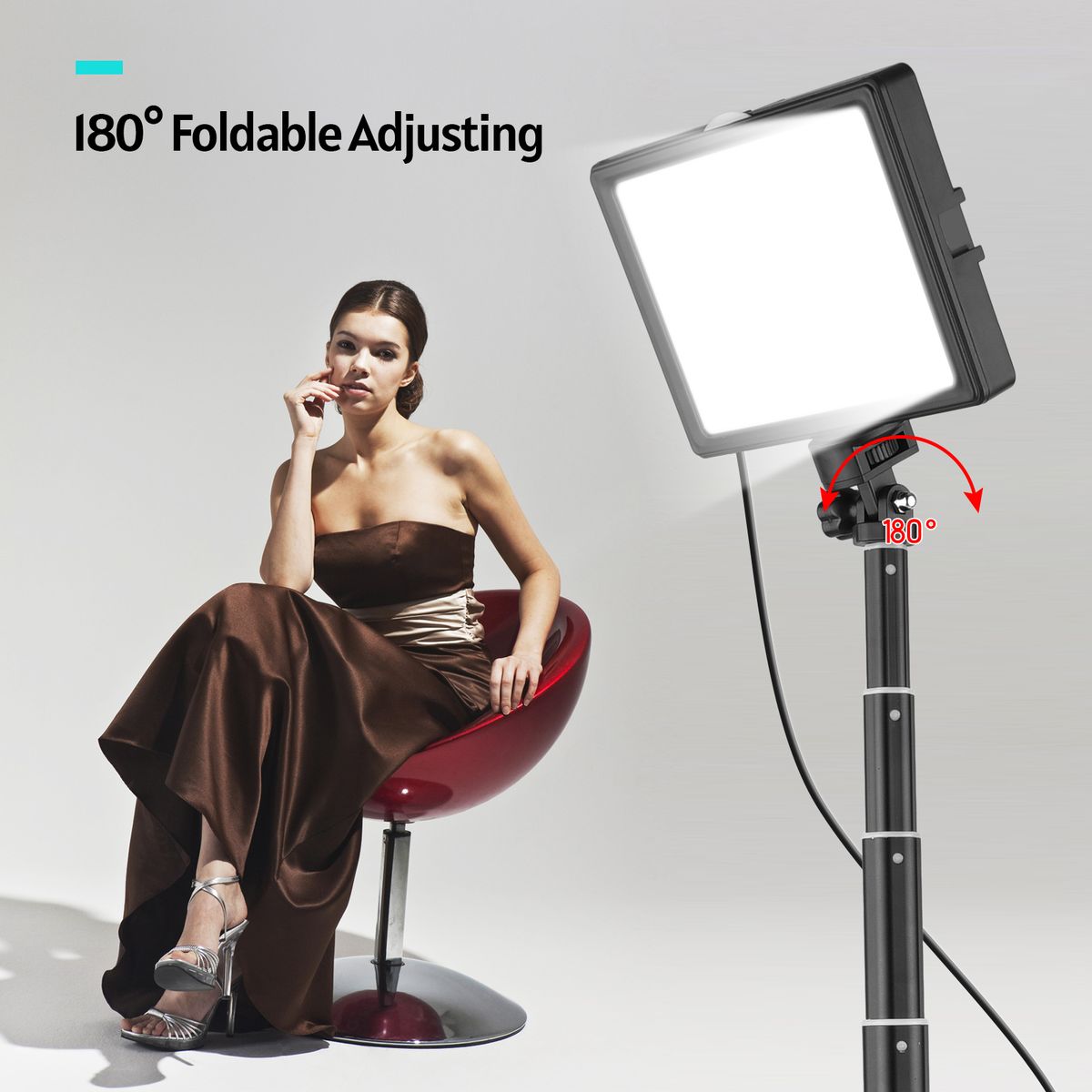 USB LED Video Photography Lighting Kit - 1.48m - 2pcs