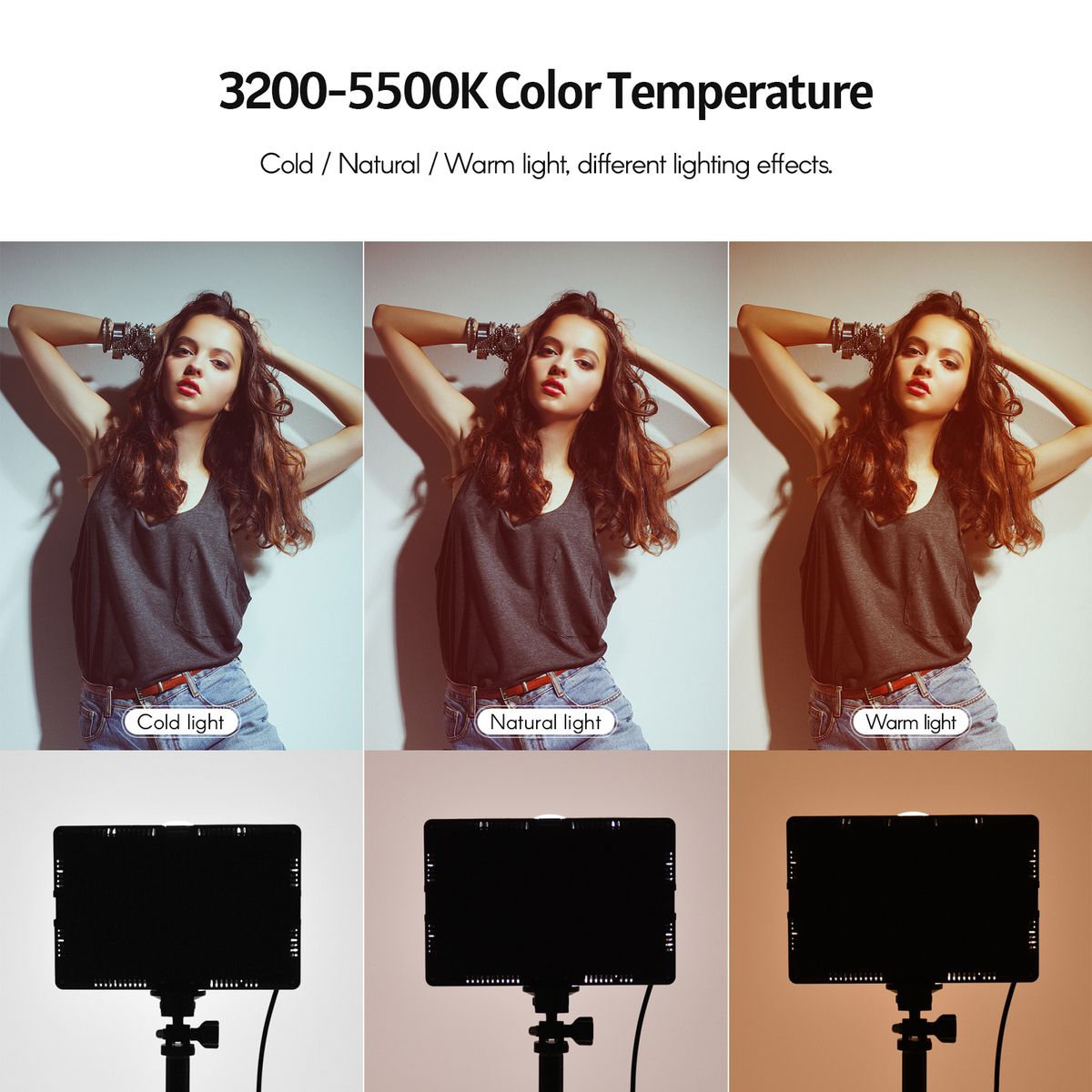 USB LED Video Photography Lighting Kit - 1.48m - 2pcs