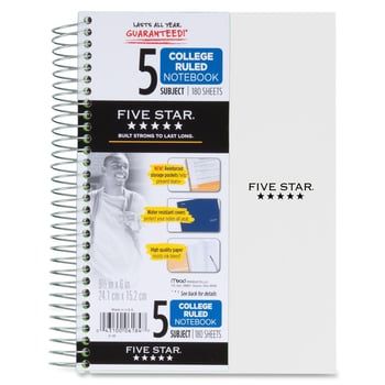 5 Star Notebook