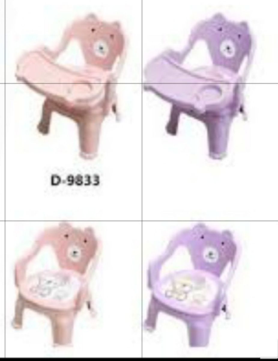 Children's Chair With Attached Table Top ( ONE  PIECE)
