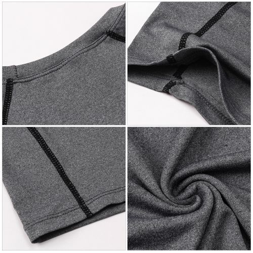3*Men Compression Shirt Short Sleeve Quick Dry T-Shirt Baselayer Top