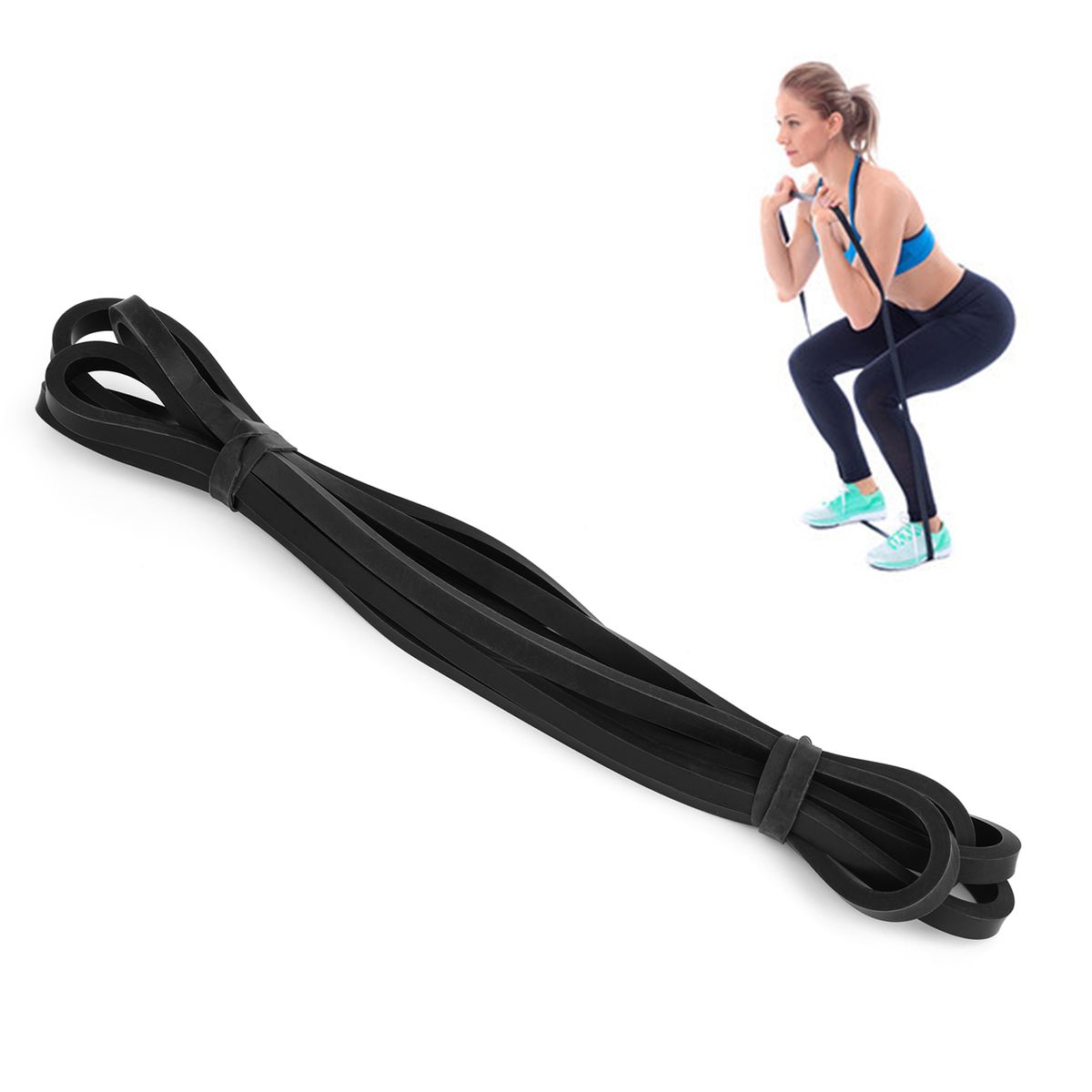 Resistance Loop Band Elastic Exercise Workout Band 8-15lbs