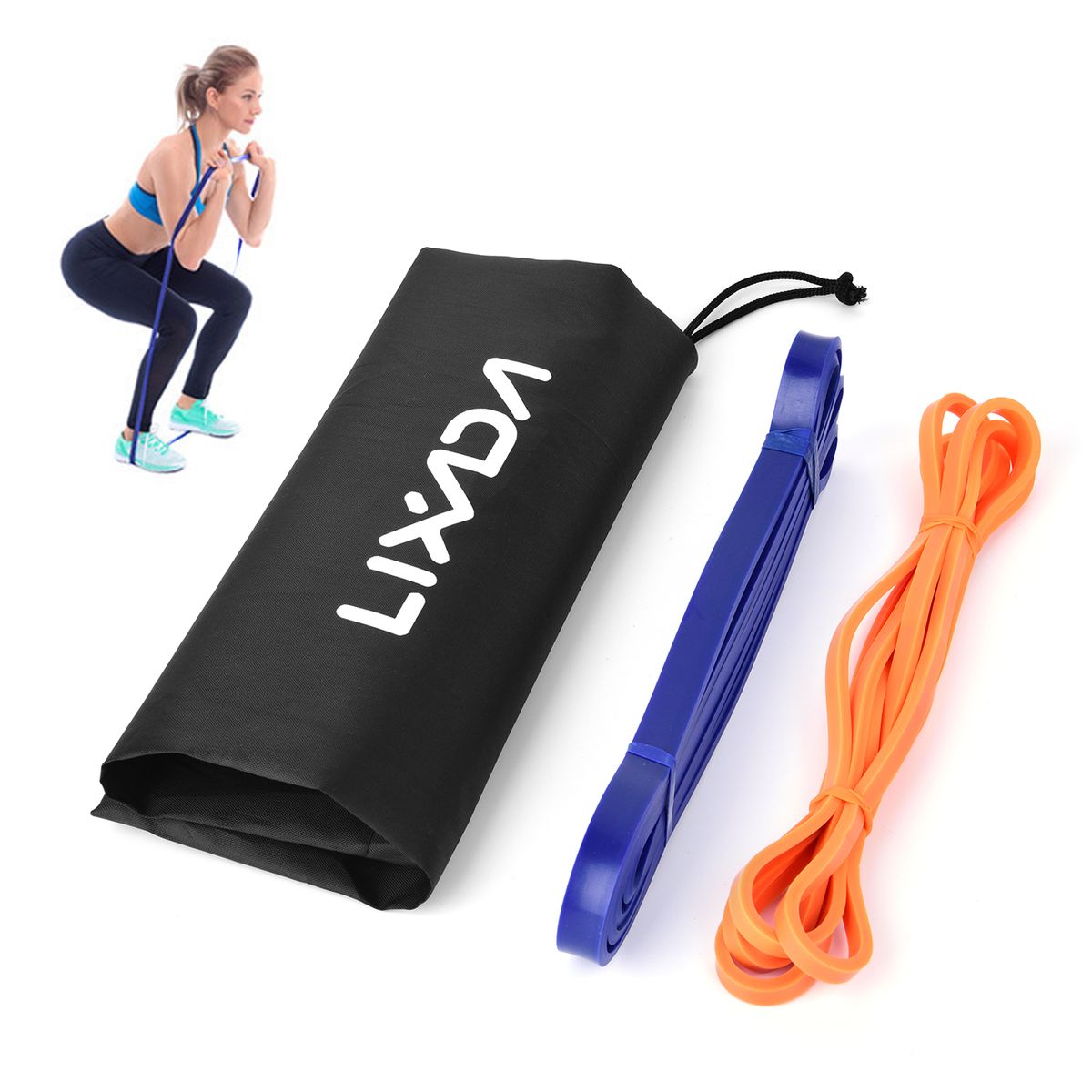 2PCS Resistance Loop Band For Yoga Strength Training