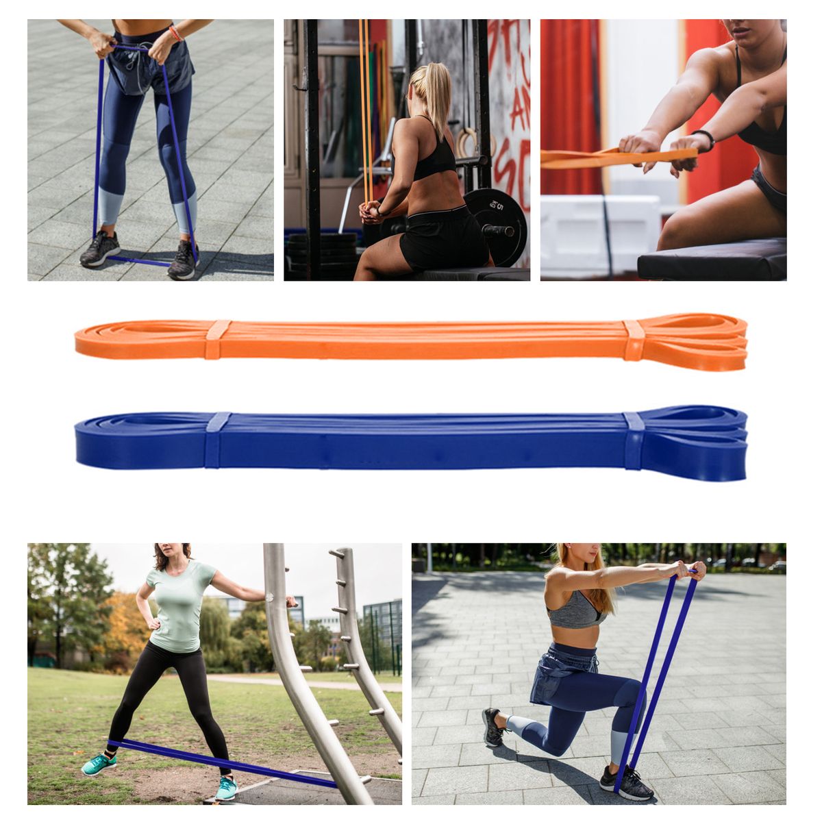 2PCS Resistance Loop Band For Yoga Strength Training