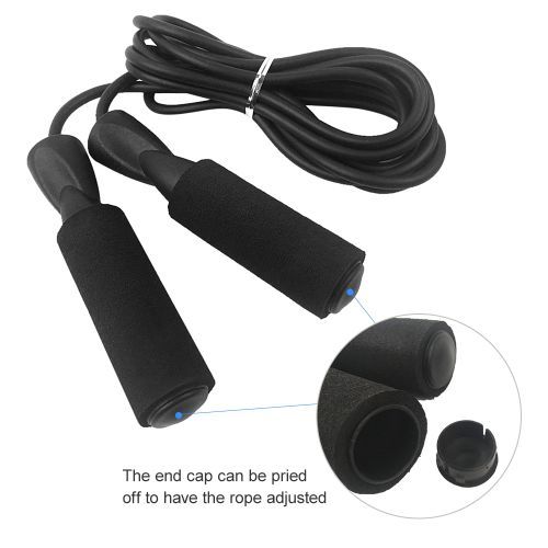 9.1Ft Adjustable Jump Rope Fitness Skipping Rope Soft Foam